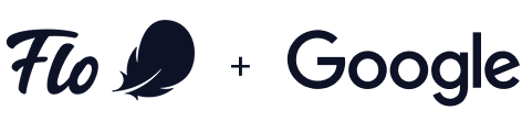 Flo + Google logo