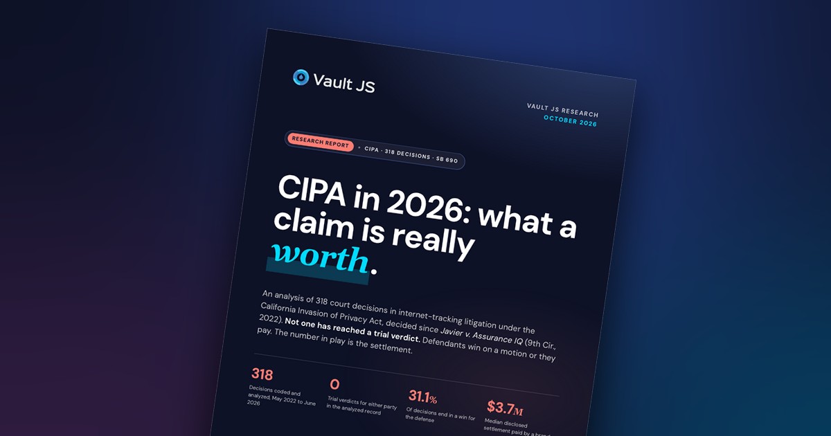Cover of the Vault JS Research report CIPA in 2026: what a claim is really worth